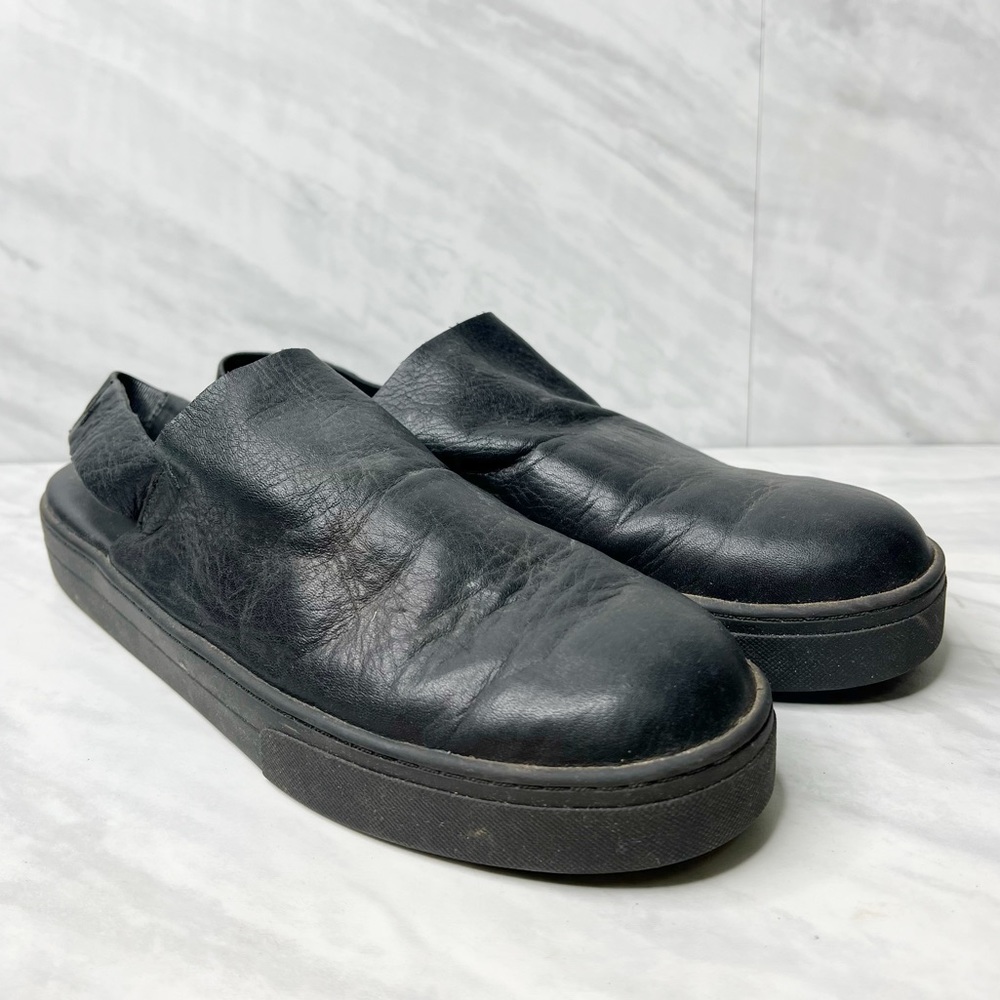 Eileen Fisher Gogo2 Black Leather Platforms 8